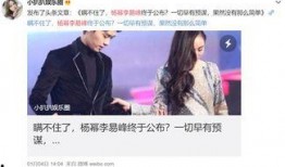 圈内爆料杨幂李易峰,圈内爆料引发热议